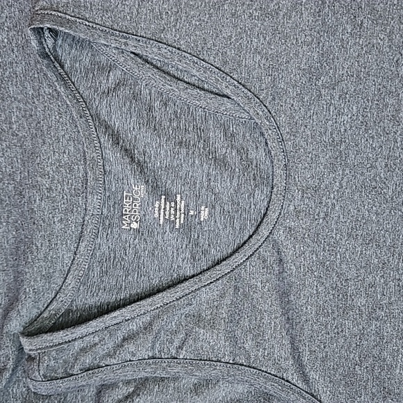 Market And Spruce Women's Blue Side Tie Tank - Picture 8 of 8